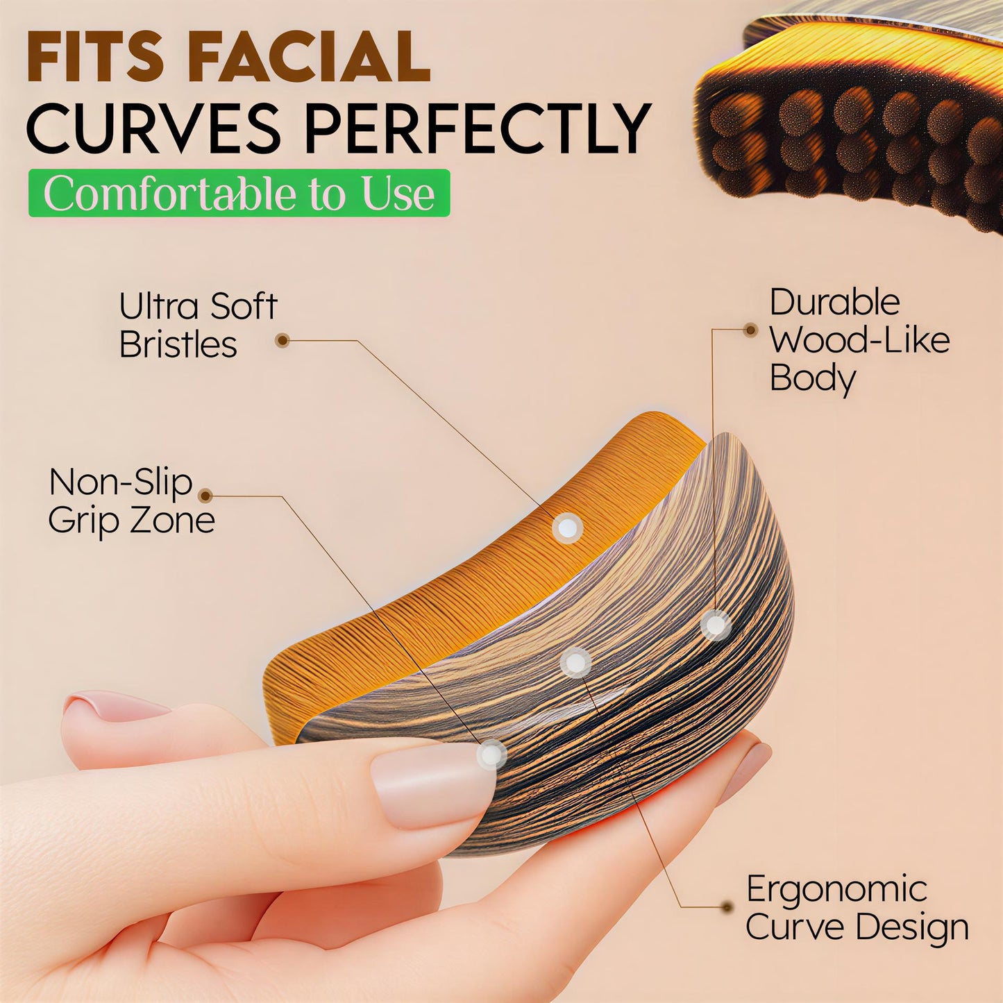 DEPURÉ Lymphatic Contour Face Brush